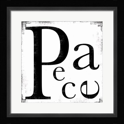 Framed Peace 3 Print