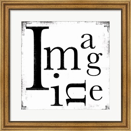 Framed Imagine 3 Print