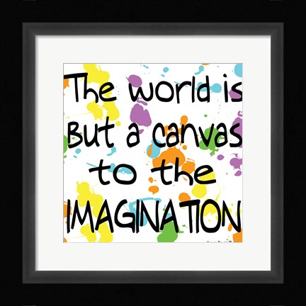 Framed World Is But A Canvas Print