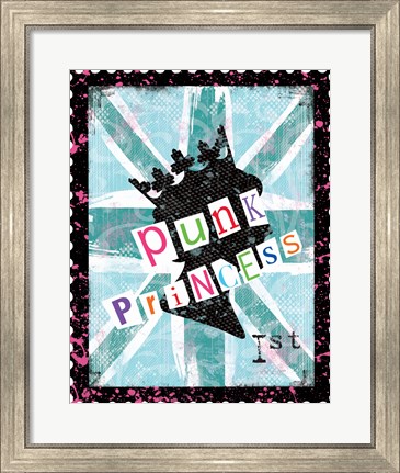 Framed Punk Princess Print