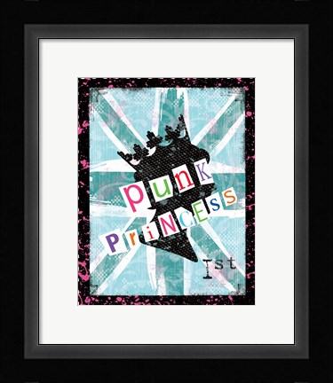 Framed Punk Princess Print