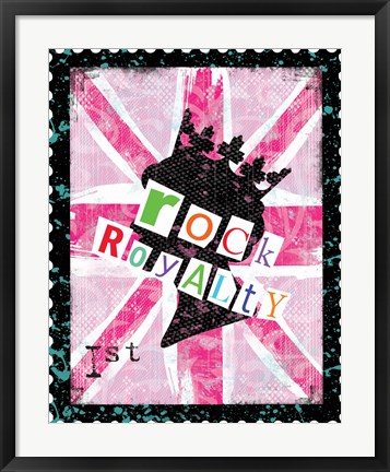 Framed Rock Royalty Print