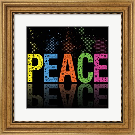 Framed Peace 5 Print