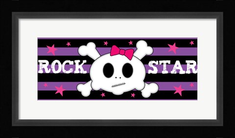 Framed Rock Star 2 Print