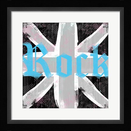 Framed Union Jack II Print