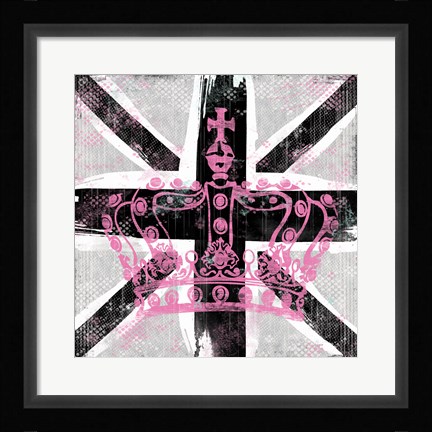 Framed Union Jack I Print