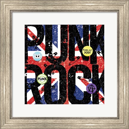 Framed Punk Rock Print