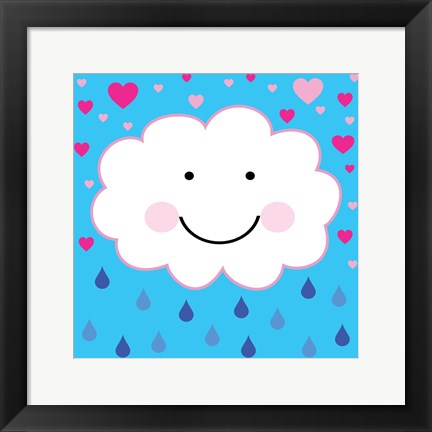 Framed Rain Cloud 1 Print