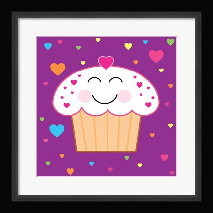 Framed Cupcake Print