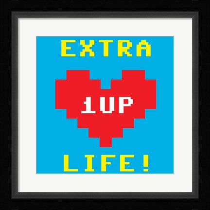 Framed Extra Life Print