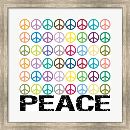 Framed Peace Print