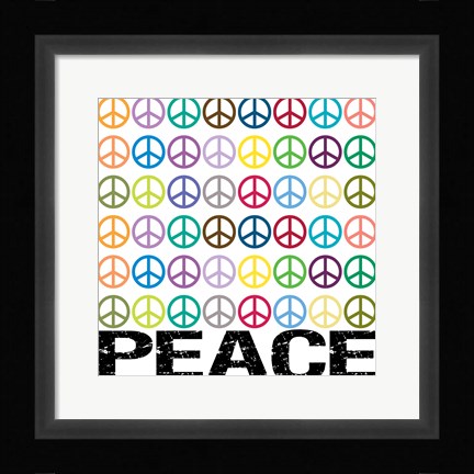 Framed Peace Print