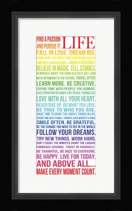 Framed This is Your Life 3 Print