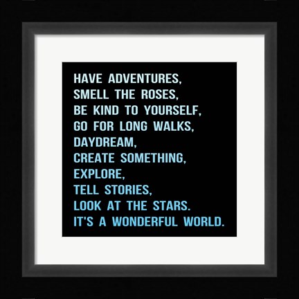 Framed Smell the Roses 7 Print