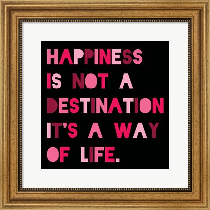 Framed Happiness 4 Print