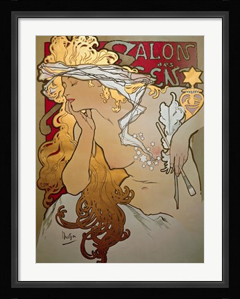 Framed Salon des Cents Print