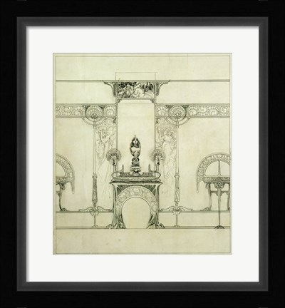 Framed Design for the Boutique of Jeweller Fouquet, 6, Rue Royale Print