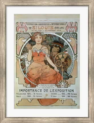 Framed Universal and International Exhibition in St Louis, 1904 Print