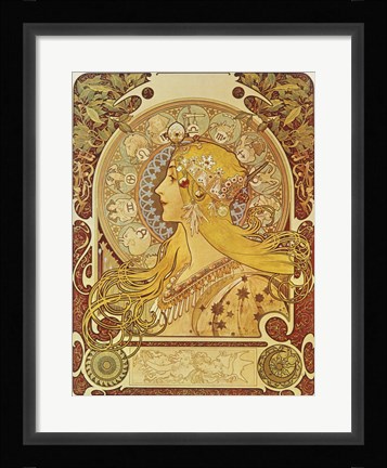 Framed Zodiac Signs Print