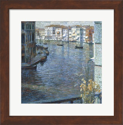 Framed Canal Grande in Venice Print