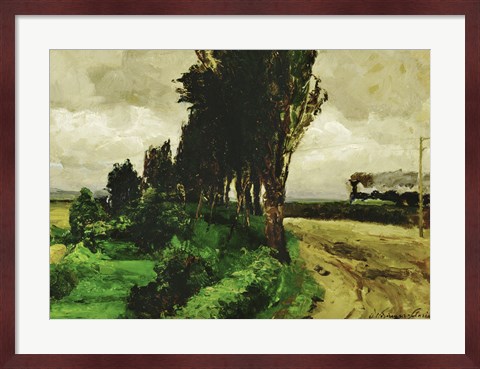 Framed Railway in a landscape, 1890-95 Print