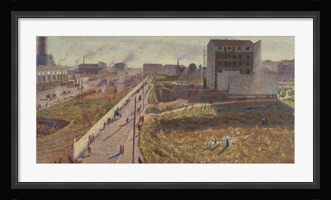 Framed Factories at the Porta Romana -Milan Print