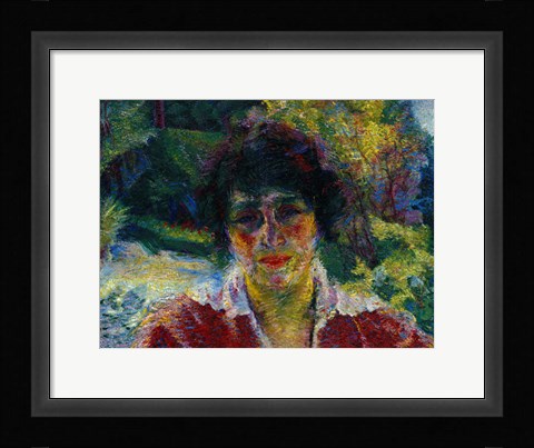 Framed Portrait of Signora Armida Brucky 1909 Print