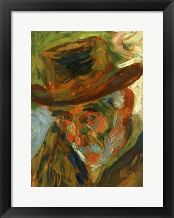 Framed Head of an Old Man 1909 Print