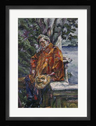 Framed Portrait of Maestro Ferruccio Busoni 1916 Print