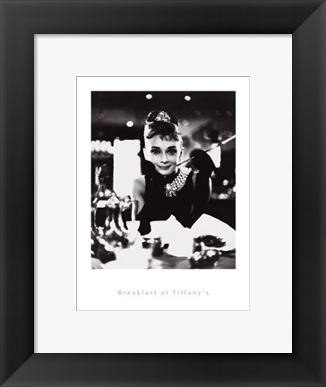 Framed Breakfast At Tiffany's I Print