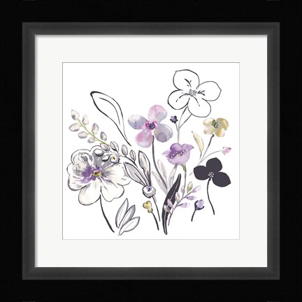 Framed Meadow I Print