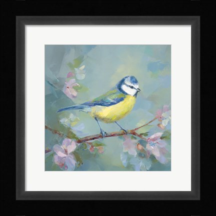 Framed Woodland Birds I Print