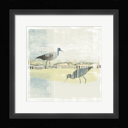 Framed Coastal Birds I Print