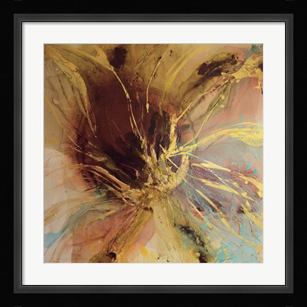 Framed Autumn Lotus II Print