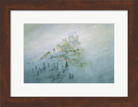 Framed Mountain in the Fog, Staatliche Museen Heidecksburg, Rudolstadt, Germany Print