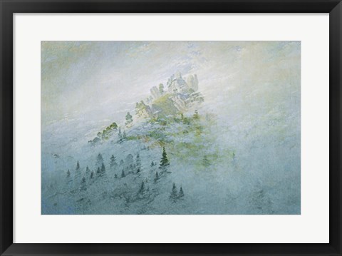 Framed Mountain in the Fog, Staatliche Museen Heidecksburg, Rudolstadt, Germany Print