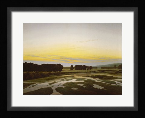 Framed Great Reserve near Dresden, 1832 Print