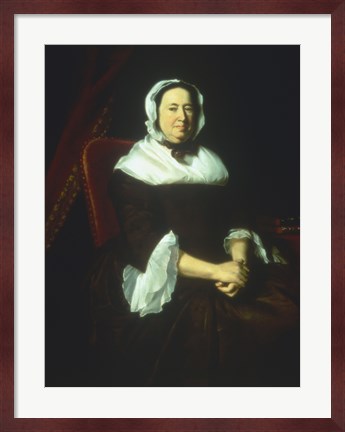 Framed Mrs Samuel Hill (Miriam Kilby) 1764 Print