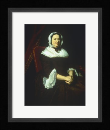 Framed Mrs Samuel Hill (Miriam Kilby) 1764 Print