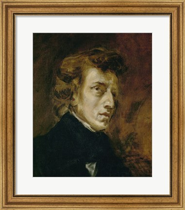 Framed Frederic Chopin, 1809-1849 Print