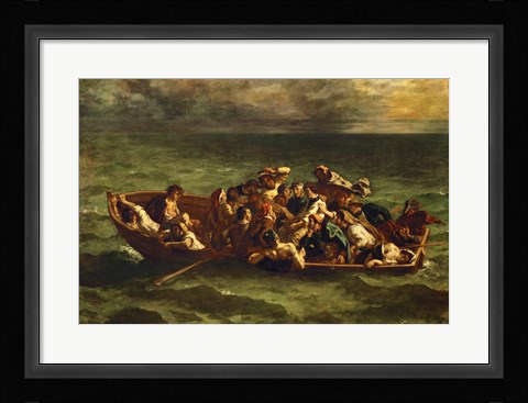 Framed Don Juan's Shipwreck, 1840 Print