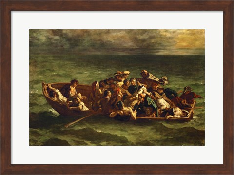 Framed Don Juan&#39;s Shipwreck, 1840 Print