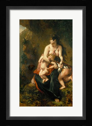 Framed Medea Kills Her Children, 1838 Print