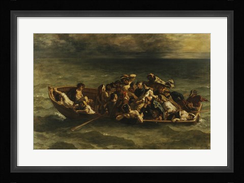 Framed Shipwreck of Don Juan Print
