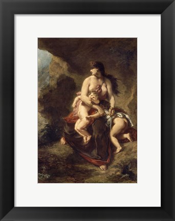 Framed Medea Kills Her Children, 1862 Print