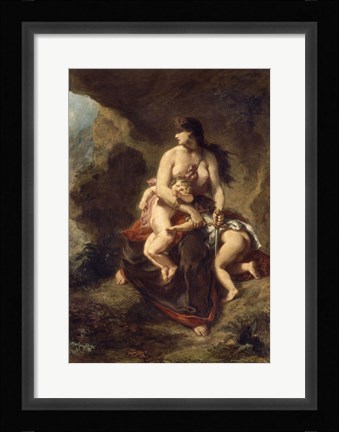 Framed Medea Kills Her Children, 1862 Print