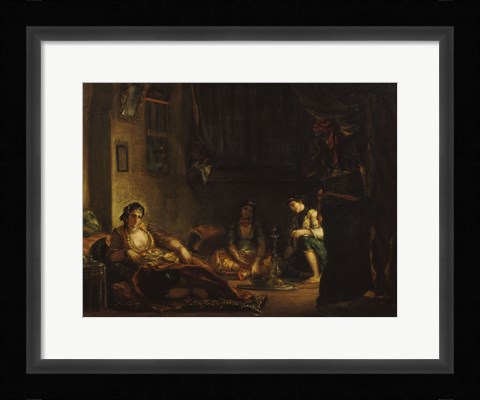 Framed Women of Algiers in their Apartment, 1847-49 Print