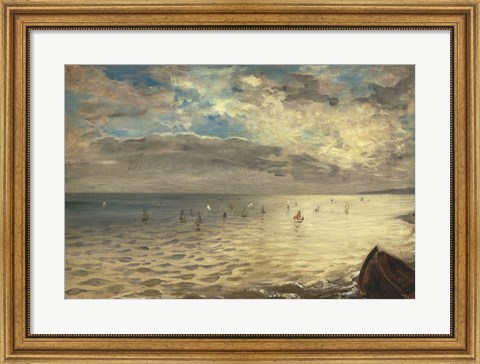 Framed Sea at Dieppe, 1851 Print