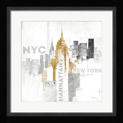 Framed Empire State Building Print