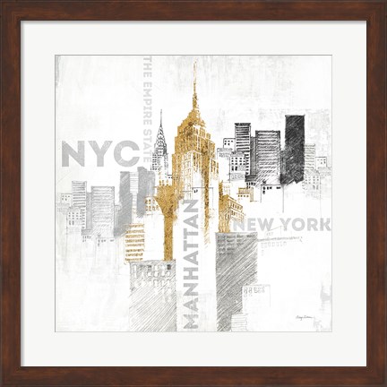 Framed Empire State Building Print